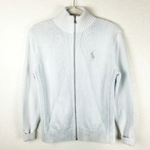 Ralph Lauren Golf Zip Up Cardigan White Size L